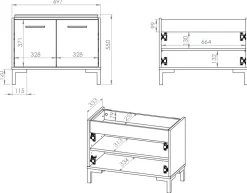 Szafki Na Buty|Zestawy Mebli Do Salonu></noscript>ML Meble Szafka na buty z tapicerowanym siedziskiem do przedpokoju NEVIO dąb artisan