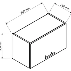 Meble Kuchenne>Stolkar Szafka nad okap 60 cm ADELE