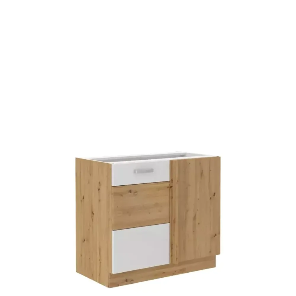 Meble Kuchenne>Lempert Szafka narożna kuchenna stojąca Biały AGATA