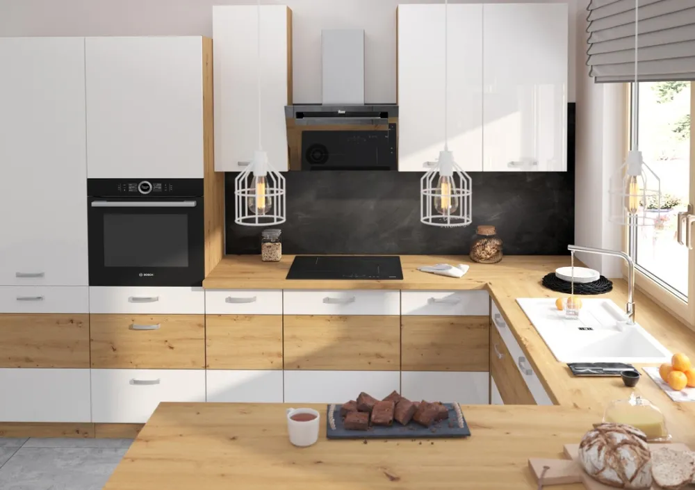 Meble Kuchenne>Lempert Szafka narożna kuchenna stojąca Biały AGATA