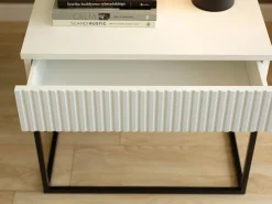 Szafki Nocne></noscript>INTER MEBLE Szafka nocna 60 cm do sypialni COTTA dąb artisan