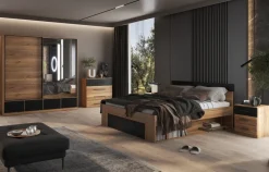 Zestawy Mebli Do Sypialni|Szafki Nocne></noscript>Helvetia Szafka nocna 45 cm z szufladami do sypialni BETA