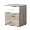 Zestawy Mebli Do Sypialni|Szafki Nocne>Helvetia Szafka nocna 46 cm z szufladami san remo jasne BETA