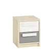Zestawy Mebli Młodzieżowych|Szafki Nocne>ML Meble Szafka nocna do pokoju młodzieżowego z szufladami DROP