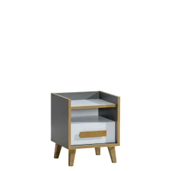 Zestawy Mebli Młodzieżowych>DOLMAR Szafka nocna do pokoju młodzieżowego z szufladą WARSAW