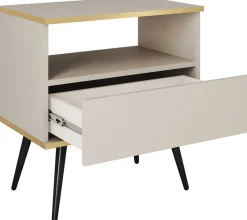 Szafki Nocne>PIASKI Szafka nocna z szufladą 54 cm ORVIETO beż