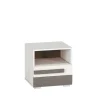 Zestawy Mebli Do Sypialni|Zestawy Mebli Młodzieżowych>ML Meble Szafka nocna z szufladą 46 cm BLANCO sosna śnieżna