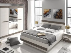 Zestawy Mebli Do Sypialni|Zestawy Mebli Młodzieżowych></noscript>ML Meble Szafka nocna z szufladą 46 cm BLANCO sosna śnieżna