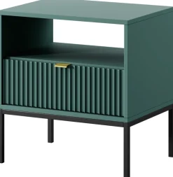 Szafki Nocne></noscript>PIASKI Szafka nocna z szufladą AVANTI glamour labrador