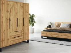 Meble Młodzieżowe|Zestawy Mebli Do Sypialni></noscript>Helvetia Szafka nocna z szufladą do sypialni 55 cm HALLE S