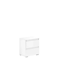 Zestawy Mebli Młodzieżowych>MARIDEX Szafka nocna z szufladami w stylu nowoczesnym COSTA biały