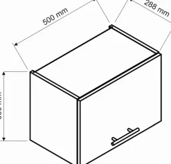 Meble Kuchenne>Stolkar Szafka okapowa 50 cm NATALIA