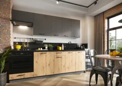 Meble Kuchenne></noscript>Stolkar Szafka pod kuchenkę gazową 60 cm dąb artisan CLARA