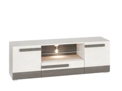 Zestawy Mebli Młodzieżowych|Szafki Rtv>ML Meble Szafka pod telewizor RTV 165 cm BLANCO sosna śnieżna