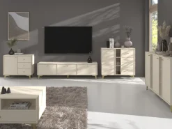 Zestawy Mebli Do Salonu|Szafki Rtv></noscript>Lempert Szafka pod telewizor RTV TOKEN 120 cm beż piaskowy