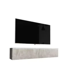 Szafki Rtv>BRATEX Szafka pod tv beton BROMI beton jasny