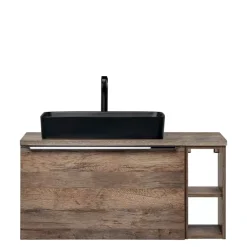 Meble Łazienkowe|Szafki Pod Umywalkę></noscript>COMAD Szafka pod umywalkę nablatową SANTELI dąb vintage