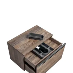 Meble Łazienkowe|Szafki Pod Umywalkę></noscript>COMAD Szafka pod umywalkę nablatową SANTELI dąb vintage