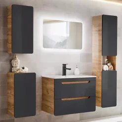 Meble Łazienkowe|Szafki Pod Umywalkę>COMAD Szafka pod umywalkę nablatową 80 cm nowoczesna AURELIO