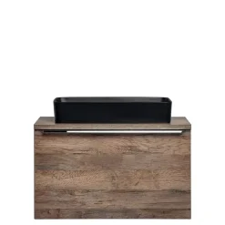 Meble Łazienkowe|Szafki Pod Umywalkę></noscript>COMAD Szafka pod umywalkę nablatową 80 cm SANTELI dąb vintage