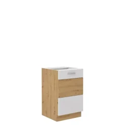 Meble Kuchenne>Lempert Szafka pod zlewozmywak Biały 50 cm AGATA