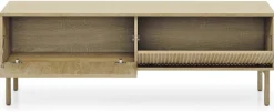 Zestawy Mebli Do Salonu|Szafki Rtv>LASKI Szafka RTV 153 cm do salonu pod telewizor TAMORIS dąb cremona