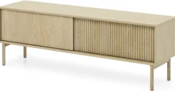 Zestawy Mebli Do Salonu|Szafki Rtv></noscript>LASKI Szafka RTV 153 cm do salonu pod telewizor TAMORIS dąb cremona