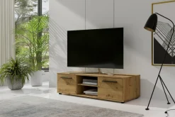 Zestawy Mebli Do Sypialni|Szafki Rtv></noscript>GiB Meble Szafka RTV 150 cm do salonu MAXIDO dąb artisan