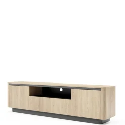 Szafki Rtv>LASKI Szafka RTV 200 cm do salonu dąb cremona TORDIO