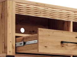 Szafki Rtv></noscript>ML Meble Szafka RTV 150 cm z szufladami ARTIS podświetlenie LED