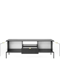 Szafki Rtv>PIASKI Szafka RTV czarna z szufladą AVANTI czarny