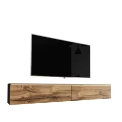 Szafki Rtv>BRATEX Szafka rtv 180 cm BROMI dąb wotan