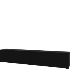 Zestawy Mebli Do Salonu|Szafki Rtv>Helvetia Szafka RTV do salonu 180 cm czarna AVENTELI