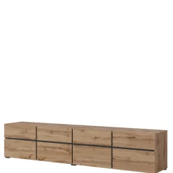 Zestawy Mebli Do Sypialni>Helvetia Szafka RTV do salonu pod telewizor 225 cm z szufladami CROSS