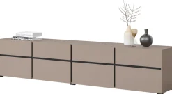 Zestawy Mebli Do Sypialni></noscript>Helvetia Szafka RTV do salonu pod telewizor 225 cm z szufladami CROSS