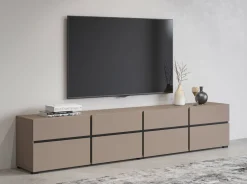 Zestawy Mebli Do Sypialni></noscript>Helvetia Szafka RTV do salonu pod telewizor 225 cm z szufladami CROSS