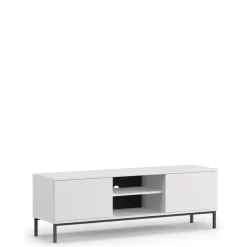 Zestawy Mebli Do Salonu|Szafki Rtv>GiB Meble Szafka RTV loft QUARTE Biała