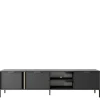 Zestawy Mebli Do Salonu|Szafki Rtv>LASKI Szafka RTV nowoczesna 203 cm LECCE antracyt