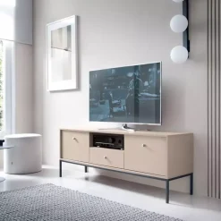 Szafki Rtv></noscript>PIASKI Szafka RTV nowoczesna MONTI beż