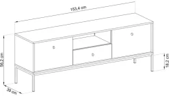 Zestawy Mebli Do Salonu|Szafki Rtv></noscript>PIASKI Szafka RTV nowoczesna na nóżkach MONTI złoty beż