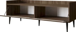 Szafki Rtv|Zestawy Mebli Do Salonu>JUREK Szafka RTV nowoczesna w kolorze 121 cm ASPERO orzech