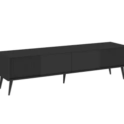 Zestawy Mebli Do Salonu|Szafki Rtv>INTER MEBLE Szafka RTV pod telewizor 180 cm do salonu BELLUNO antracyt