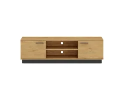 Zestawy Mebli Do Salonu|Szafki Rtv></noscript>ML Meble Szafka RTV pod telewizor 170 cm loftowa MONELLI dąb stylowy