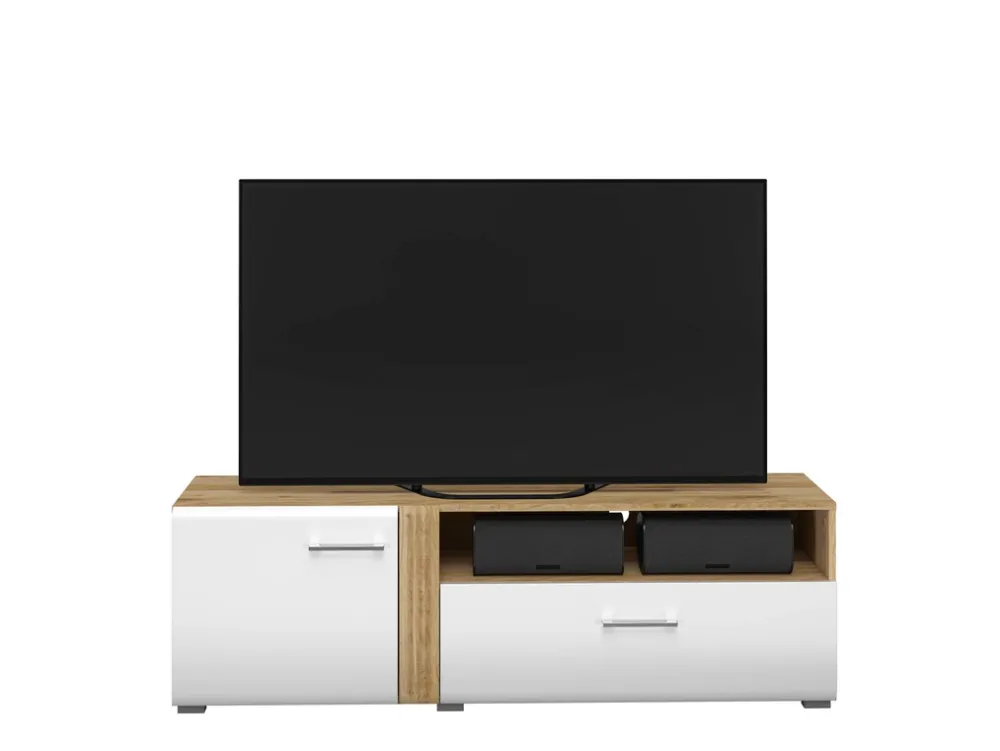Szafki Rtv>ML Meble Szafka RTV pod telewizor 150 cm z drzwiami i szufladą ADAGIO