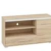 Zestawy Mebli Do Salonu|Zestawy Mebli Młodzieżowych>ML Meble Szafka RTV pod telewizor 120 cm z szufladą AVO dąb sonoma