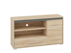 Zestawy Mebli Do Salonu|Zestawy Mebli Młodzieżowych>ML Meble Szafka RTV pod telewizor 120 cm z szufladą AVO dąb sonoma