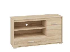 Zestawy Mebli Do Salonu|Zestawy Mebli Młodzieżowych></noscript>ML Meble Szafka RTV pod telewizor 120 cm z szufladą AVO dąb sonoma