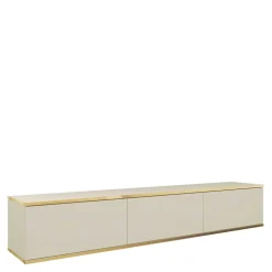 Zestawy Mebli Do Salonu|Szafki Rtv>PIASKI Szafka RTV w kolorze beżowym 175 cm ORVIETO