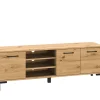 Zestawy Mebli Do Salonu|Szafki Rtv>ML Meble Szafka RTV w stylu loftowym do salonu NEVIO dąb artisan