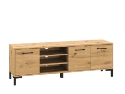 Zestawy Mebli Do Salonu|Szafki Rtv>ML Meble Szafka RTV w stylu loftowym do salonu NEVIO dąb artisan